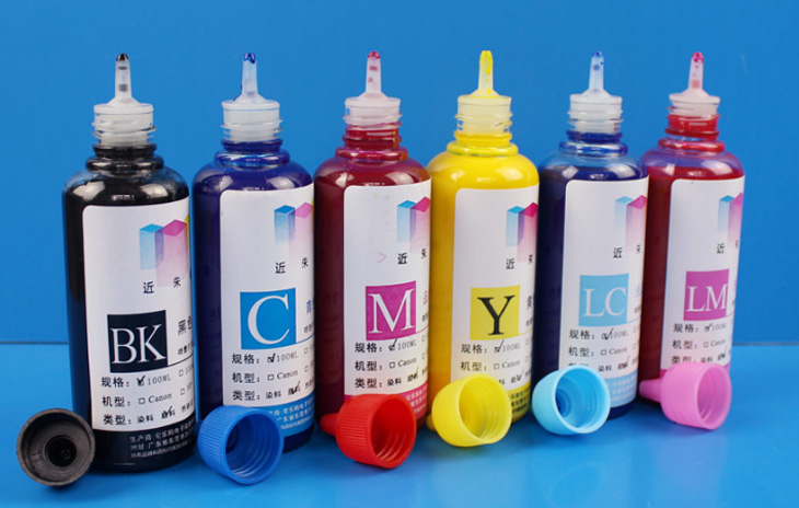 High quality and efficient heat transfer printing inks